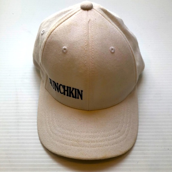 Lids Flexfit Cream Color Baseball Cap Blue Embroidery Munchkin Youth One Size - Picture 1 of 11